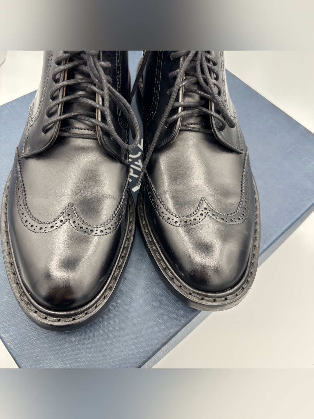 Jack Erwin Carter Wingtip Lace Up Boots — image 5 of 8